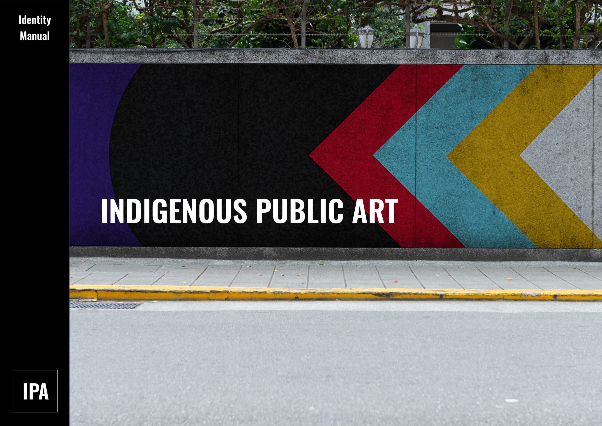 The cover of the Brand Guide for the Indigenous Public Art Repository.